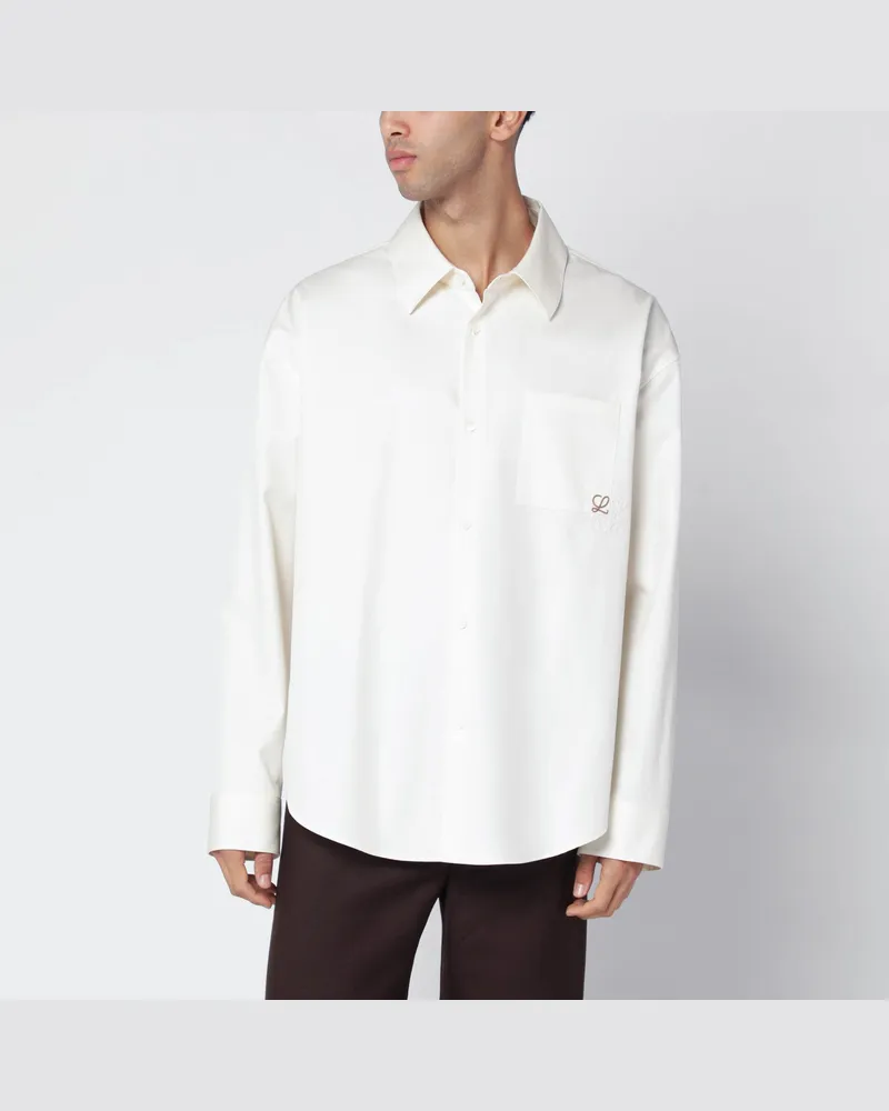 Loewe Ecru-Hemd aus Baumwolle Beige