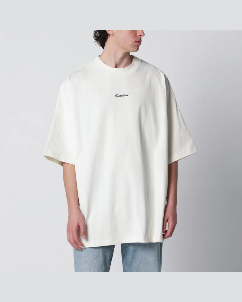 Fear of God Oversize-T-Shirt Signature 90s aus Baumwolle in Ivory White