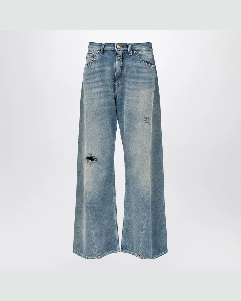 Maison Margiela Jeans mit weitem Bein und Used-Effekt 
