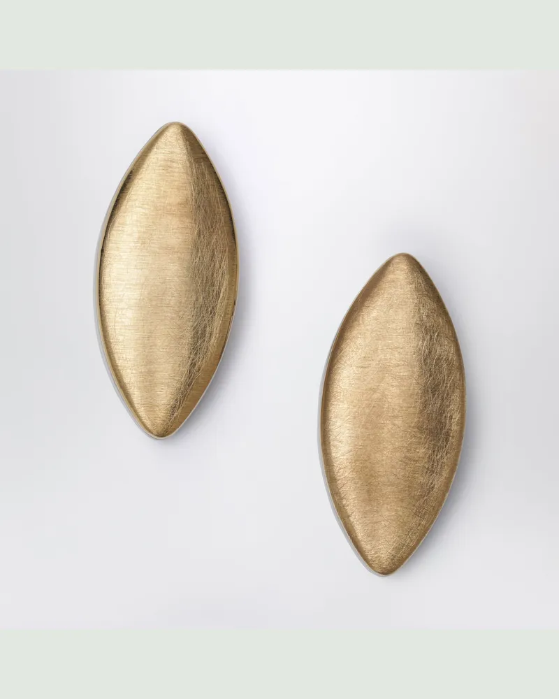 Jacquemus Rockförmige Ohrringe aus vergoldetem Kupfer Metal