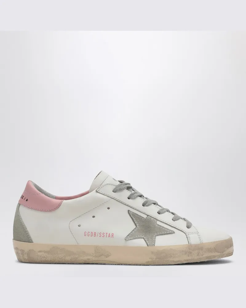 Golden Goose Sneaker Super-Star weiß/grau/rosa Weiß