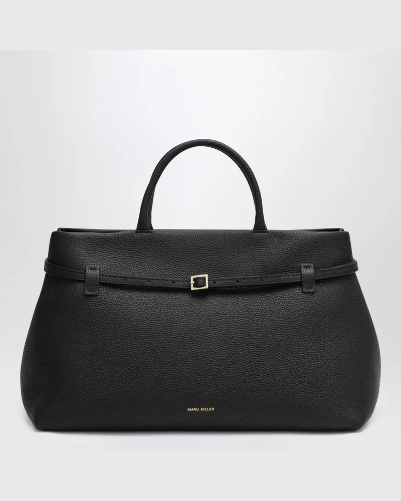 Manu Atelier Le Cambon 40 schwarze Tasche Schwarz