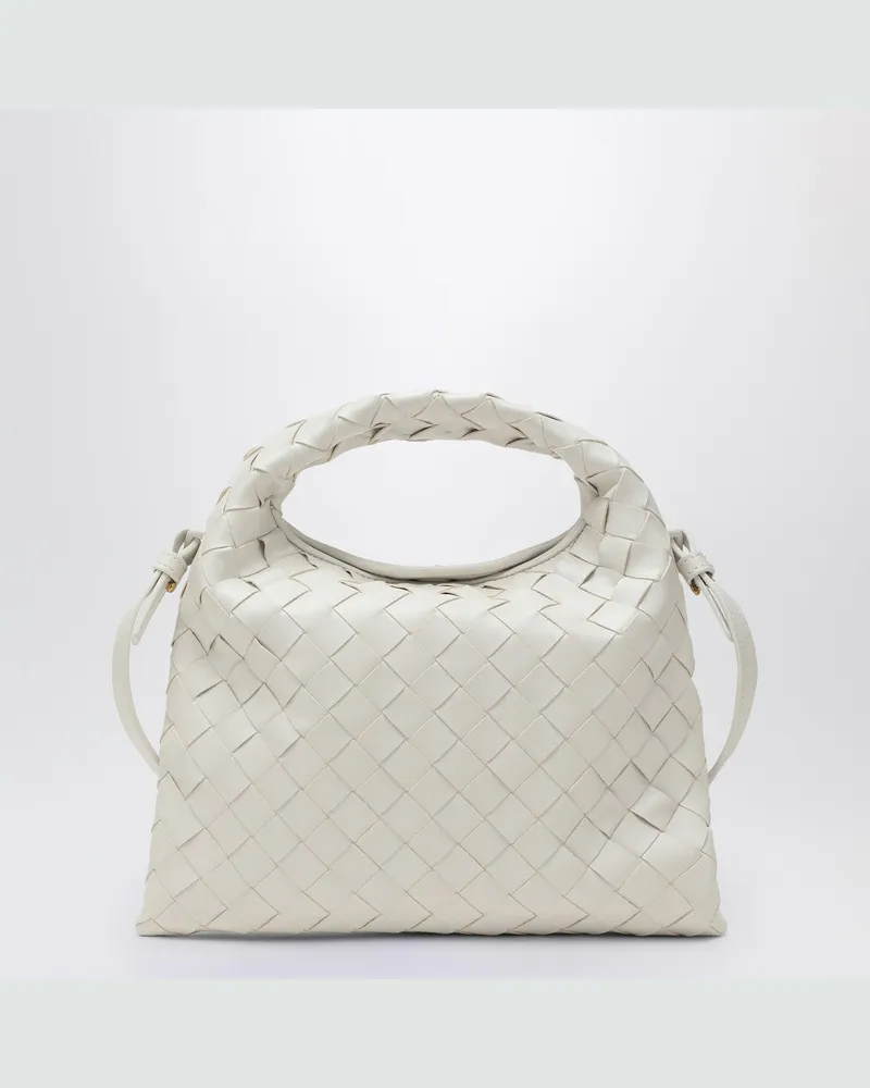 Bottega Veneta Weiß Umhängetasche Mini Hop White
