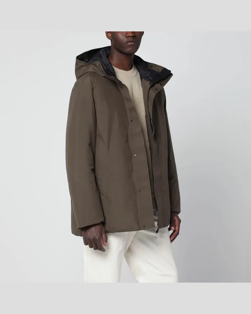 Goldwin Braune Daunenjacke aus GORE-TEX Braun