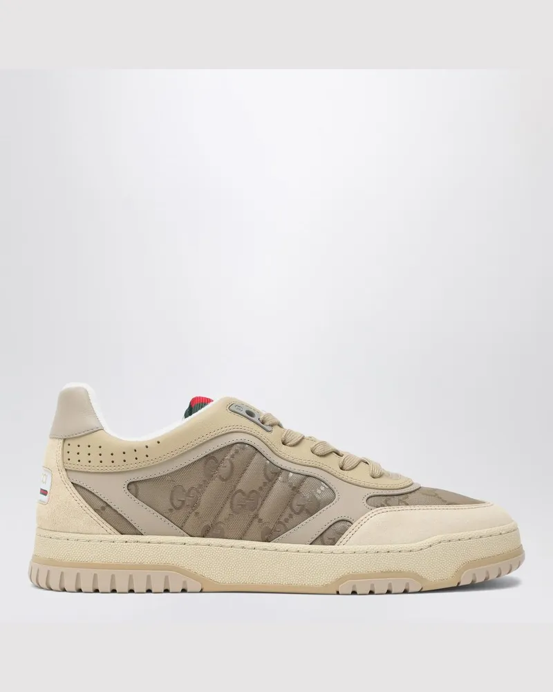 Gucci Re-Web Sneaker in Braun und Beige Braun