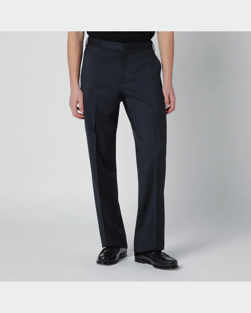 LARDINI Blaue Wollhose 