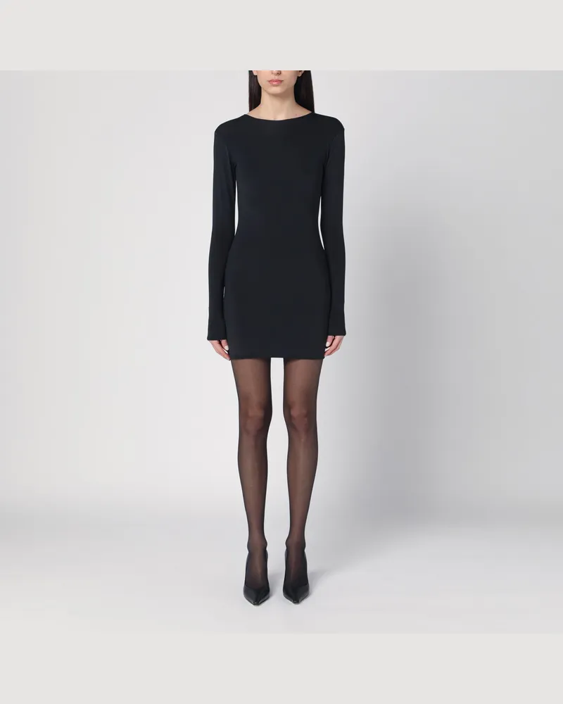 Entire Studios Minikleid in Schwarz aus Nylonmischung Black