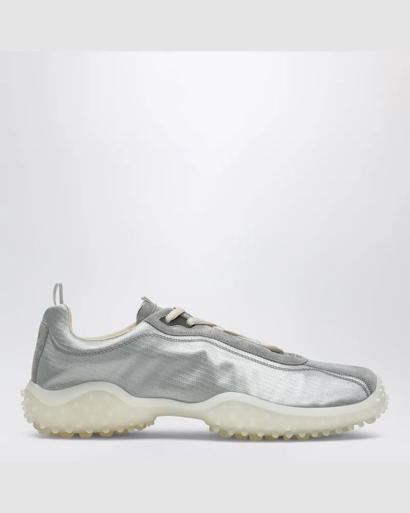 Miu Miu Sneaker Bubble in Wolken-Grau aus Funktionsstoff und Wildleder Grey