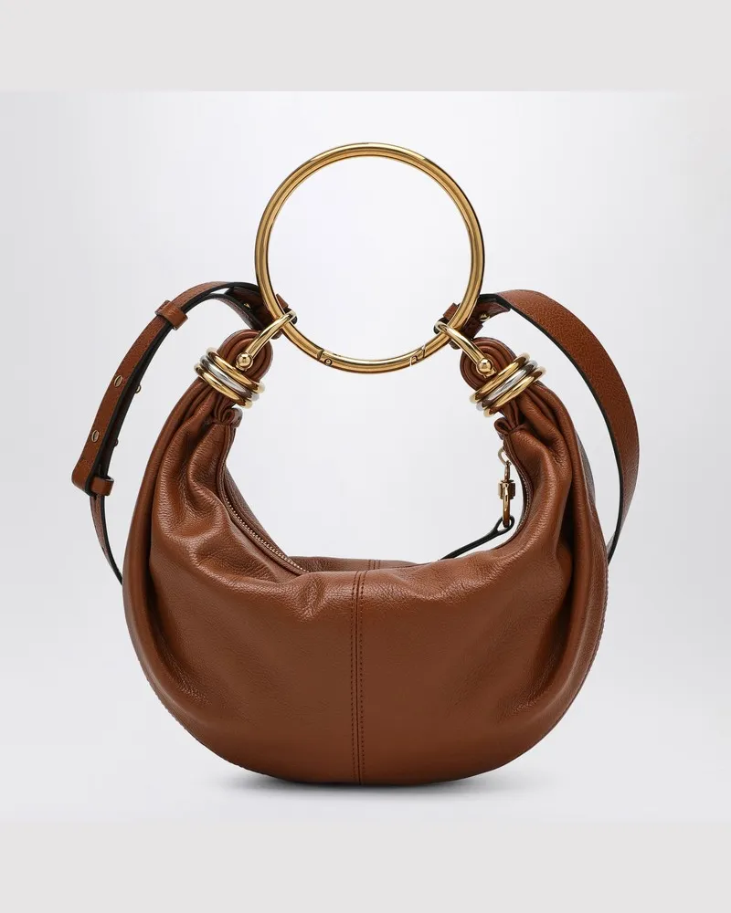 Chloé Kleine Tasche Bracelet Hobo Bag braun Braun