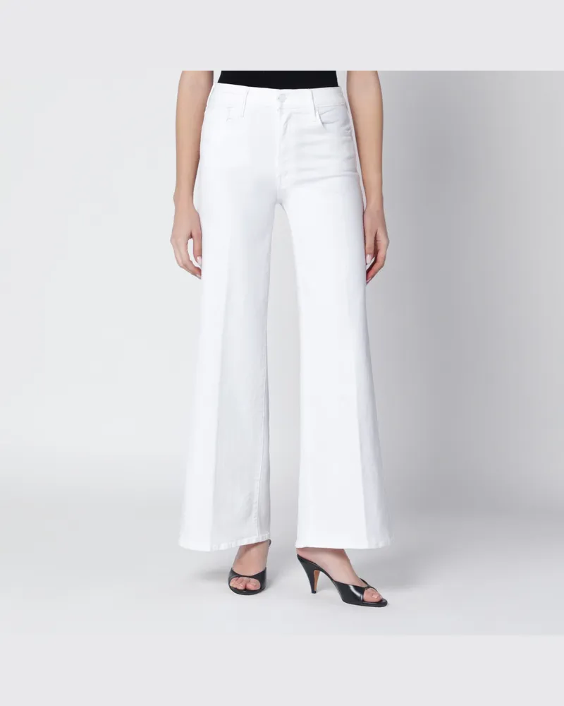 Mother Weiße Schlagjeans Fairest Of Them All White