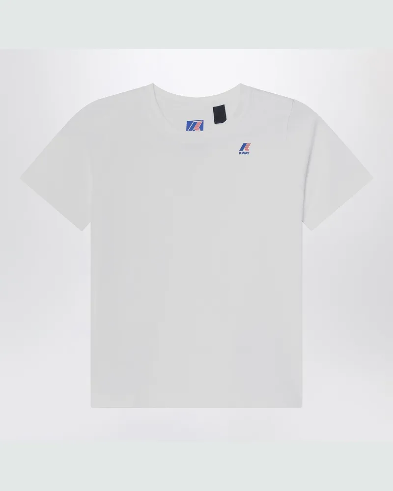 K-Way Weißes Edouard T-Shirt aus Baumwolle White