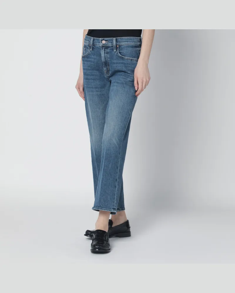 Mother Blaue Troublemaker-Jeans Blue
