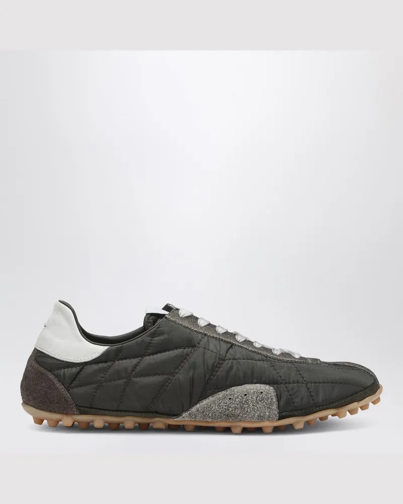 Maison Margiela Dunkelgrün/weiße Sprinters-Sneaker Grün