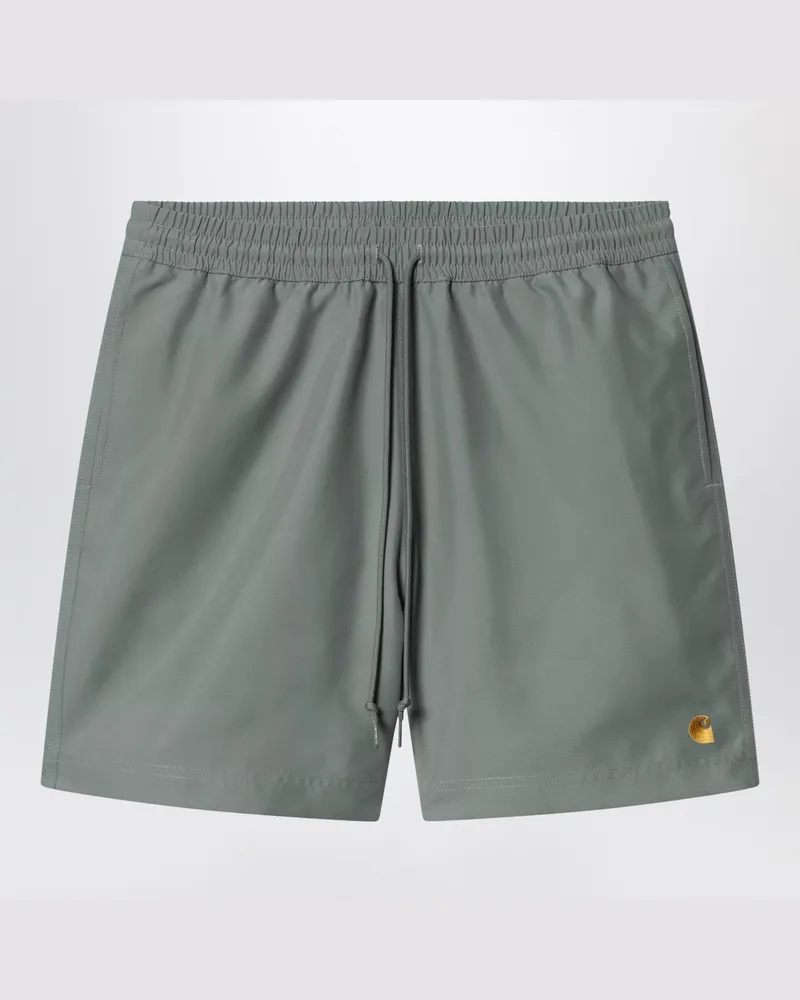 Carhartt WIP Chase Badeshorts in Samtgrün Green