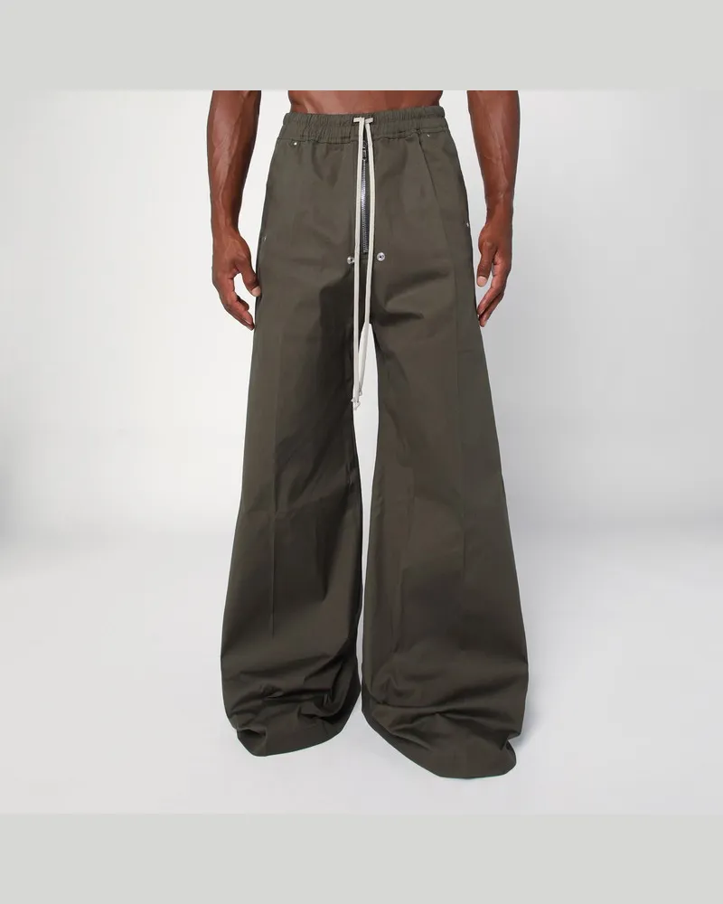 Rick Owens Hose Wide Bela waldgrün aus Baumwolle Grün