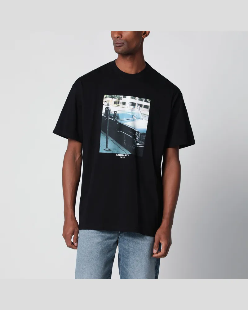 Carhartt WIP T-Shirt S/S Warm Views aus Bio-Baumwolle in Schwarz Black