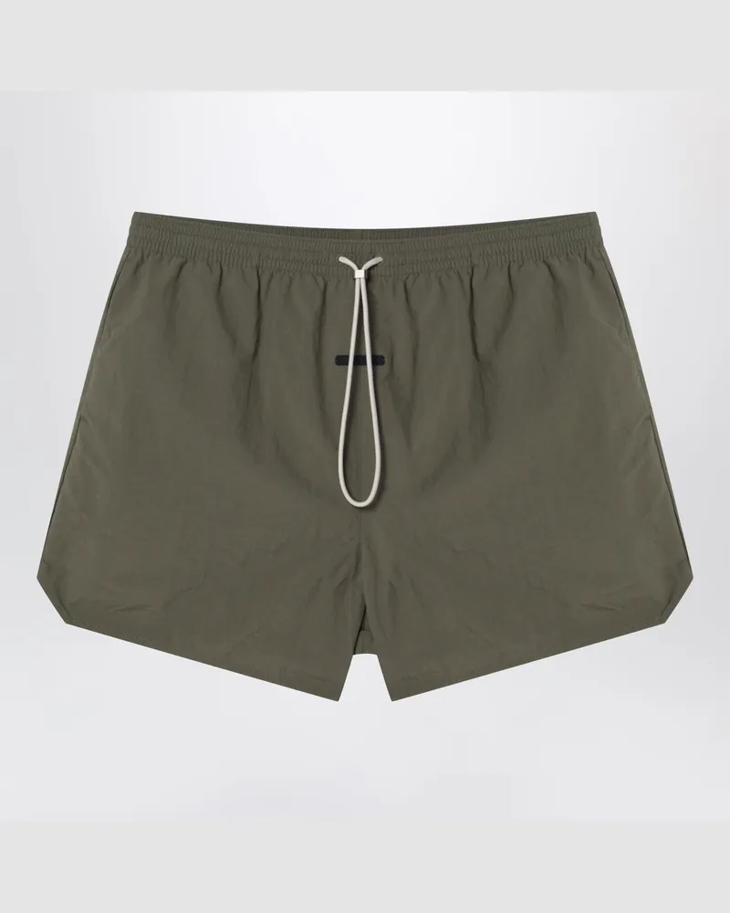 Fear of God Moosgrüne Badeshorts aus Nylon Green