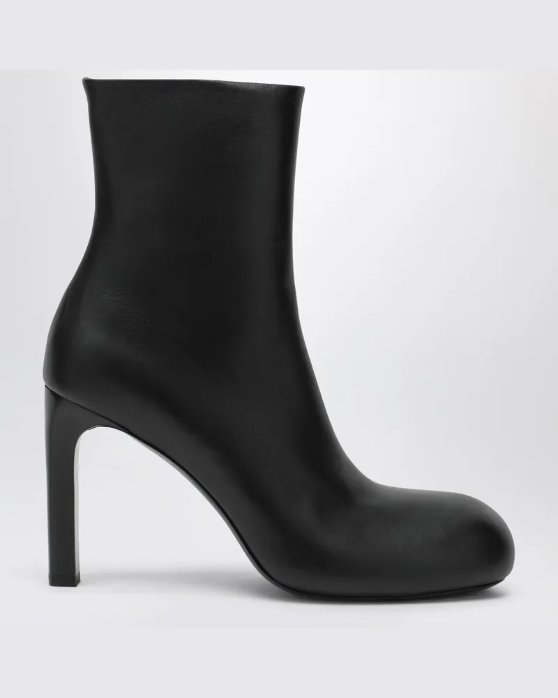 Balenciaga Schwarze Fargo-Stiefeletten aus Leder Schwarz