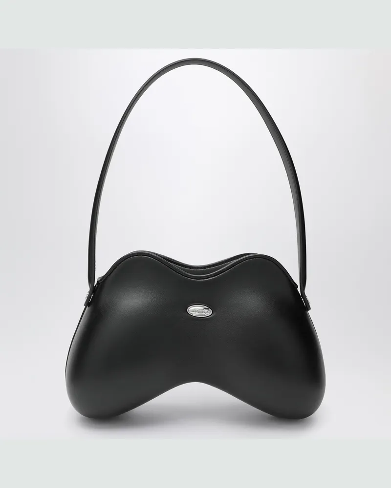 Diesel Schwarze Double-D Schultertasche 