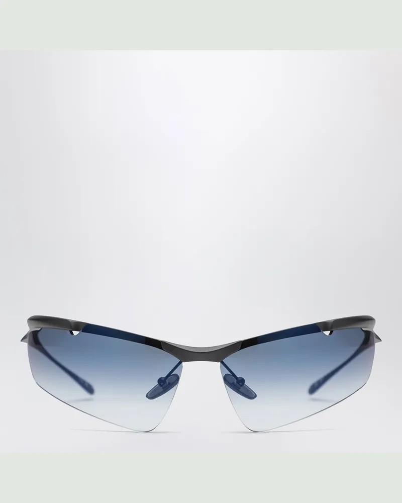 Balenciaga Cat-Eye Boomerang Mirror Blue Sonnenbrille Blue