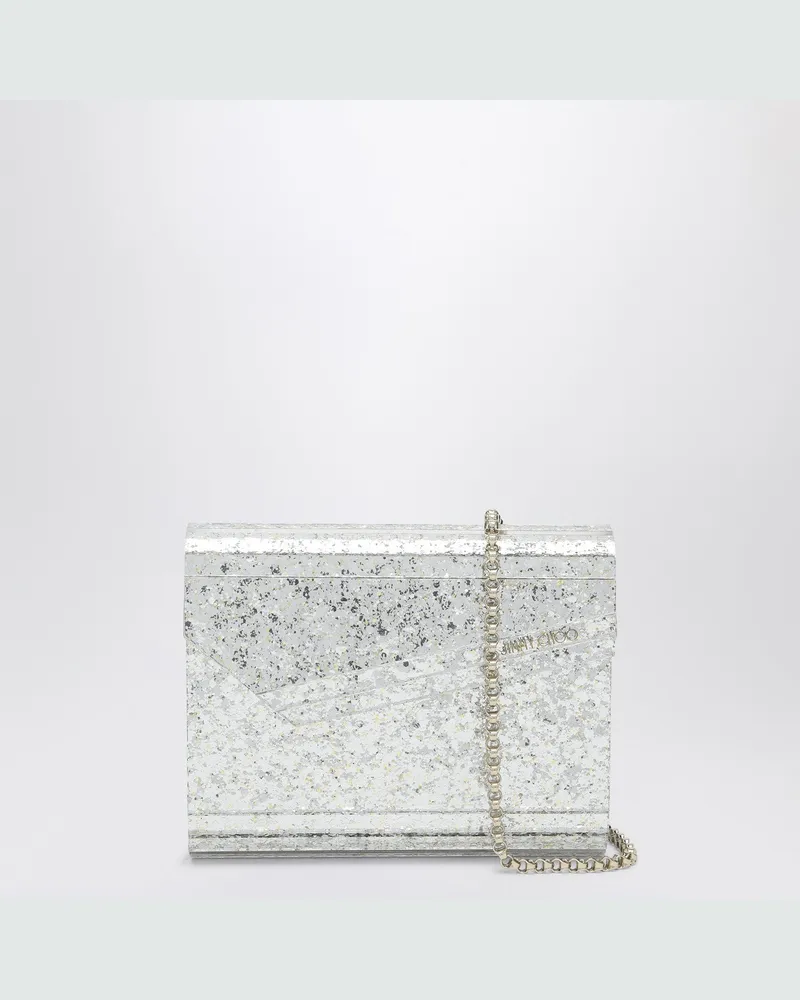 Jimmy Choo Candy Champagner Clutch Bag Metal