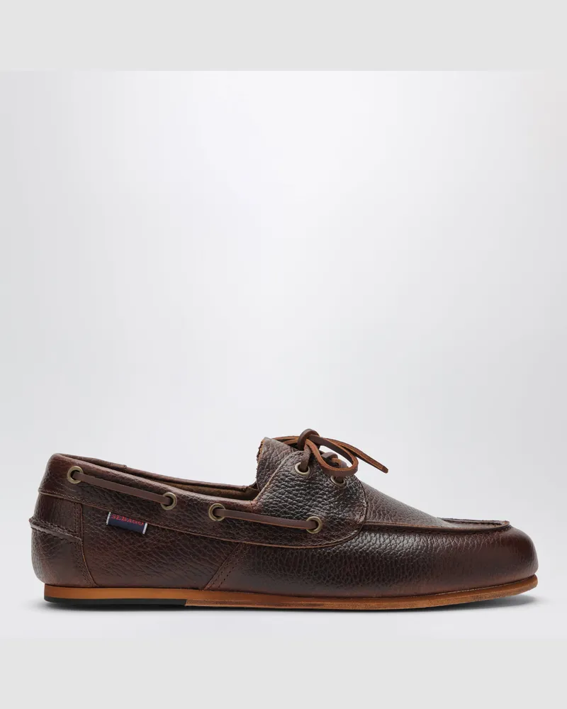 Sebago Owen braune Bootsschuhe aus Leder Brown