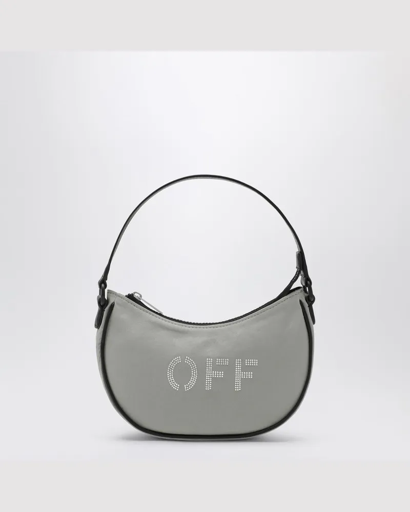 OFF-WHITE Hellgraue Tasche mit OFF Logo Grau