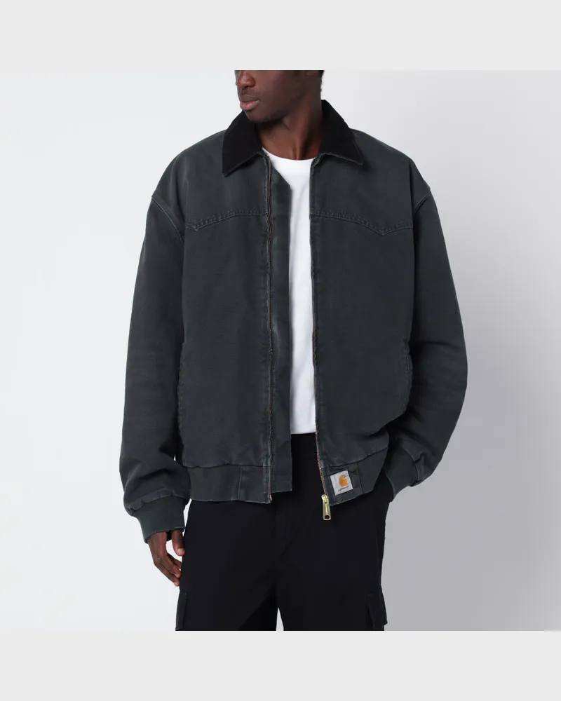 Carhartt WIP OG Santa Fe schwarze Baumwolljacke Green