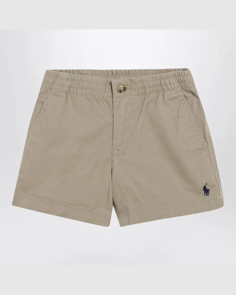 Ralph Lauren Khakifarbene Baumwollshorts Beige