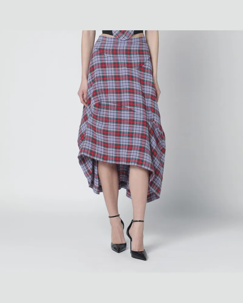 Vivienne Westwood Aeroplane-Rock mit Tartanmuster Mehrfarbig