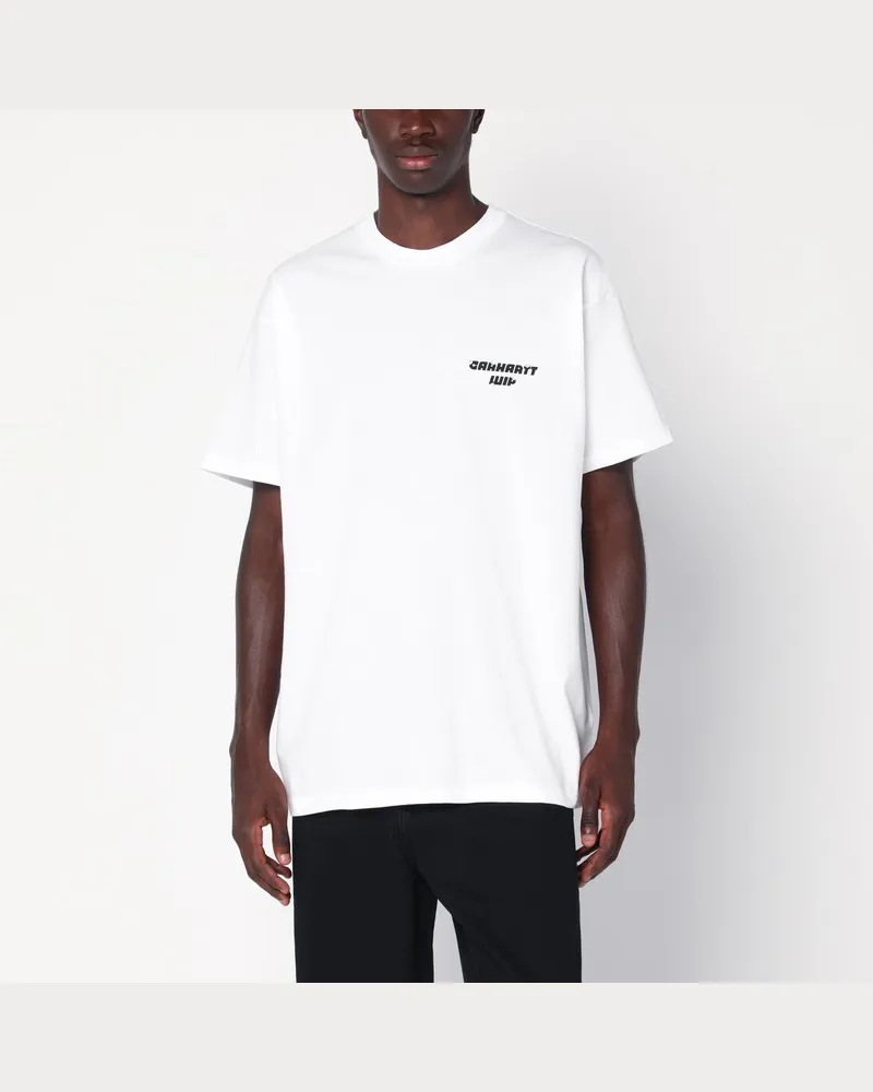 Carhartt WIP S/S Wiptopia Weißes T-Shirt Weiß