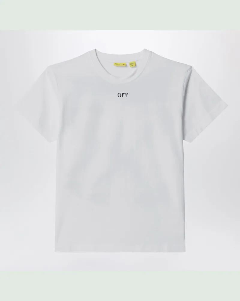 OFF-WHITE Weißes T-Shirt mit Logo-Print White