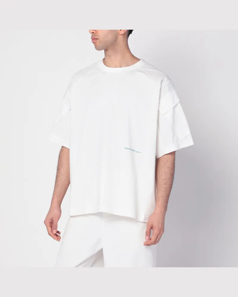OAMC Peacemaker Oversize T-Shirt in Weiß Weiß