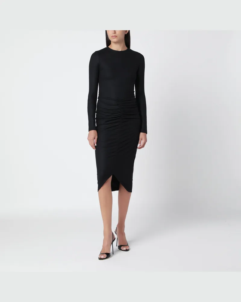 Isabel Marant Dylin schwarzes Jerseykleid Black