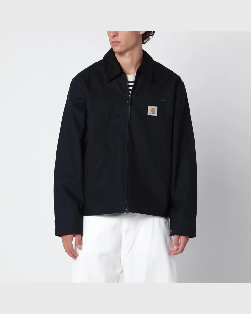 Carhartt WIP Detroit Jacket in Dunkelmarineblau / Schwarz Blue