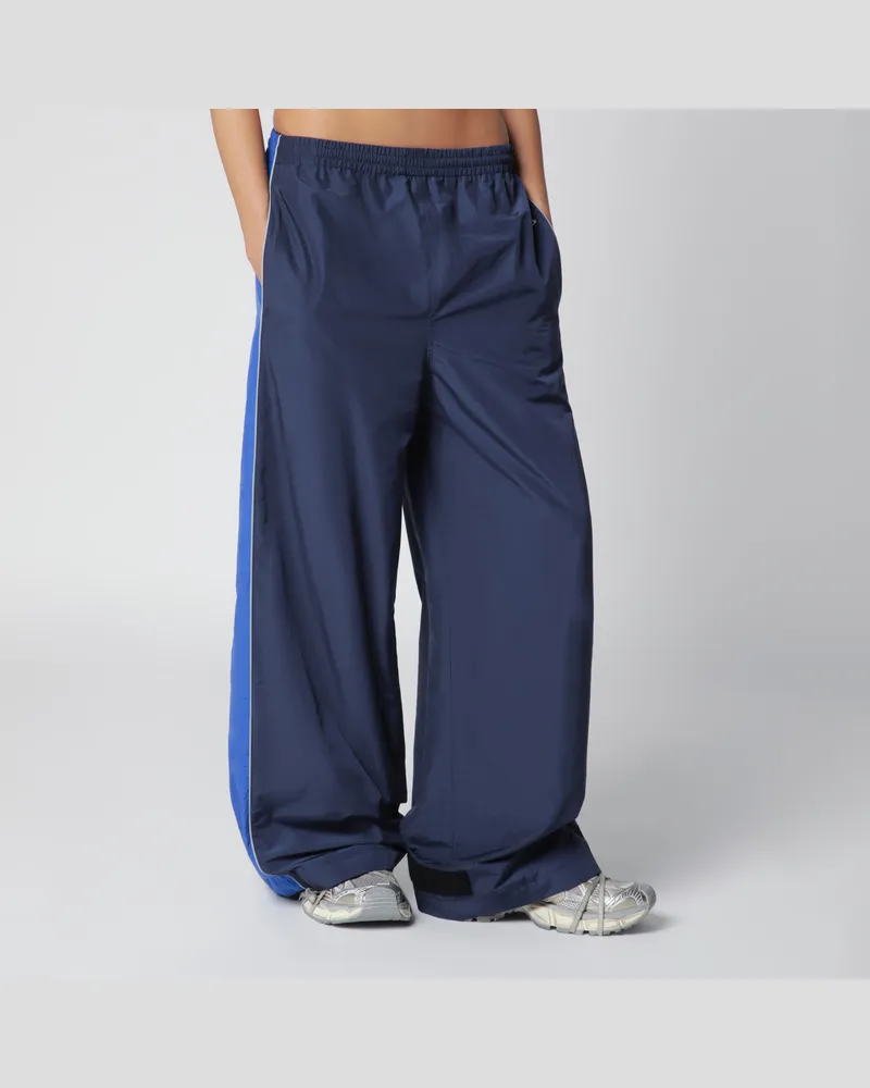 Balenciaga Techwear Jogginghose aus Baumwollmischung in Marineblau Blue