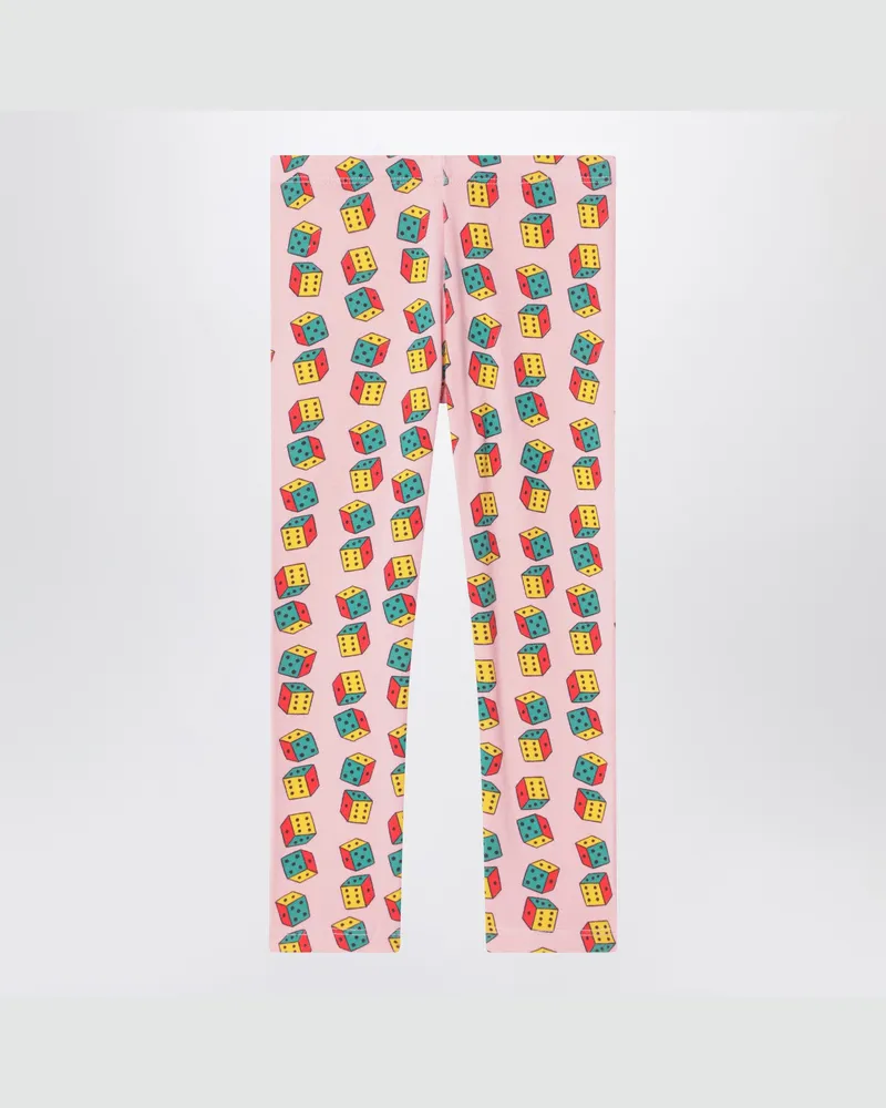 BOBO CHOSES Rosa Leggings mit Würfelmuster Pink