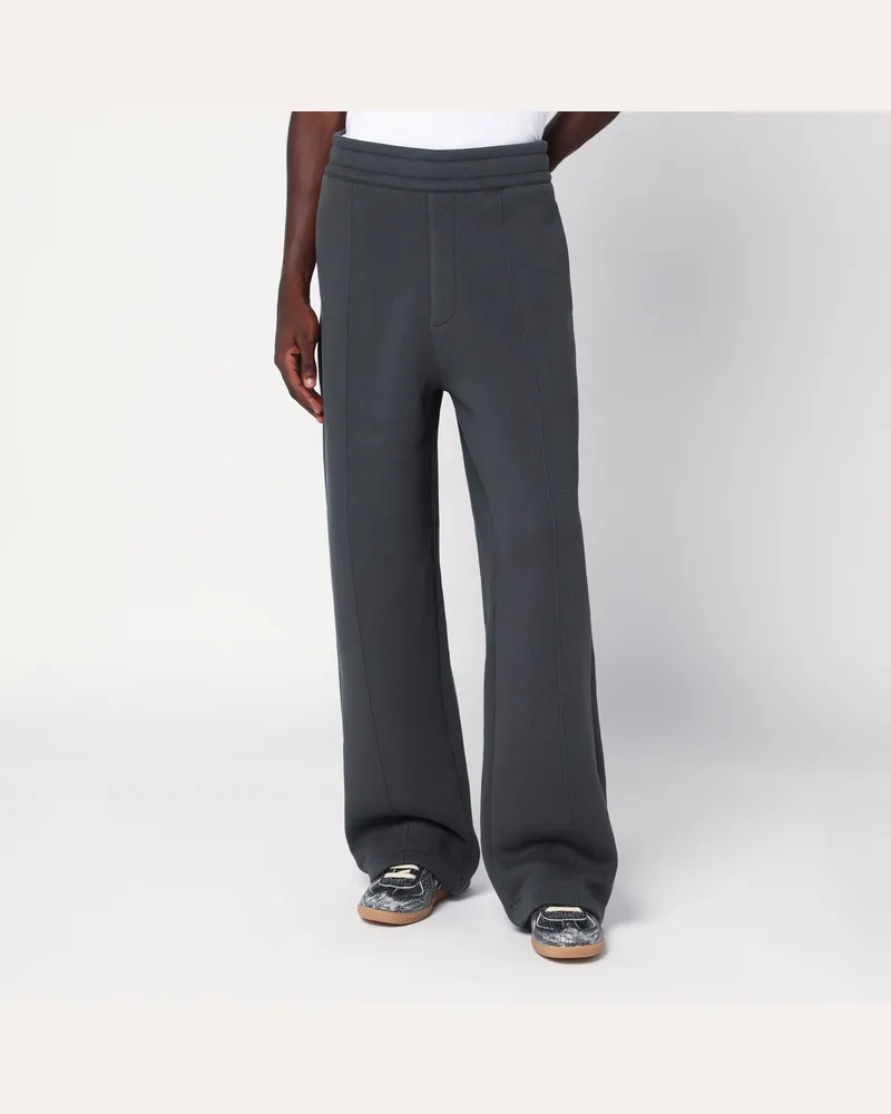 AMI Paris Anthrazitgraue Ami De Coeur Jogginghose Grey