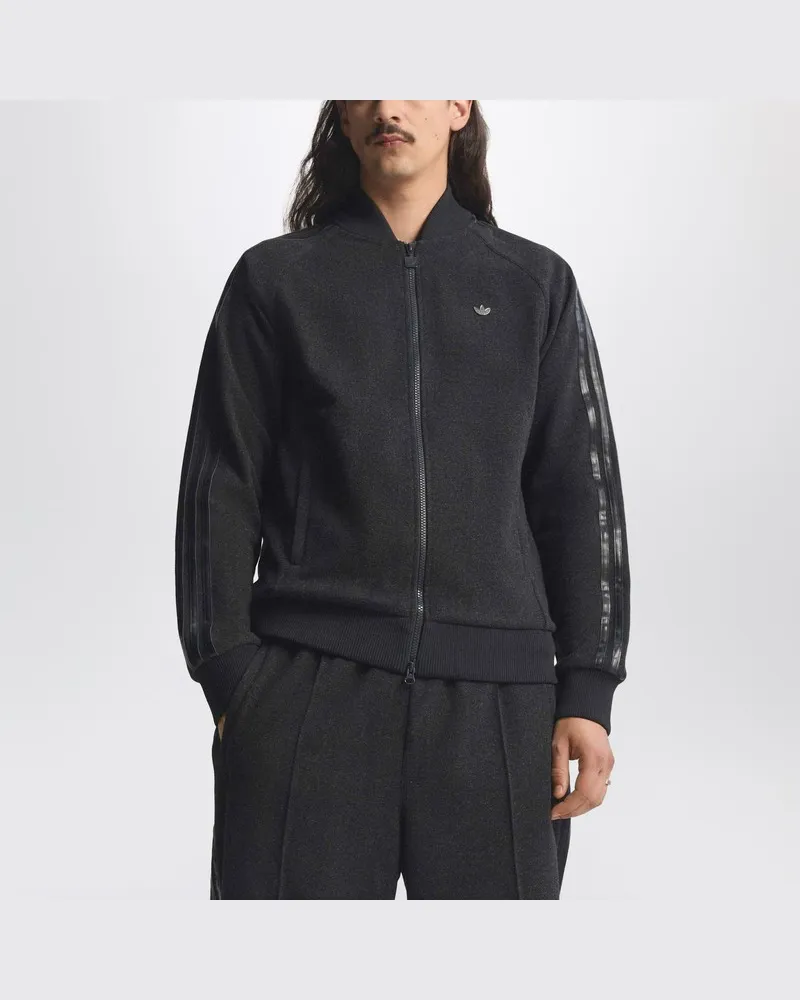 adidas Premium schwarze Trainingsjacke Schwarz