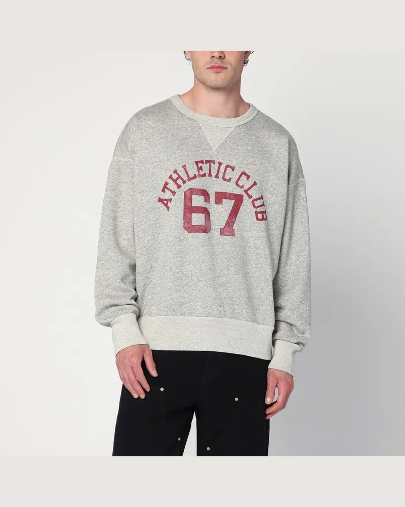 Ralph Lauren Grau Loopback-Sweatshirt mit Grafik Grau