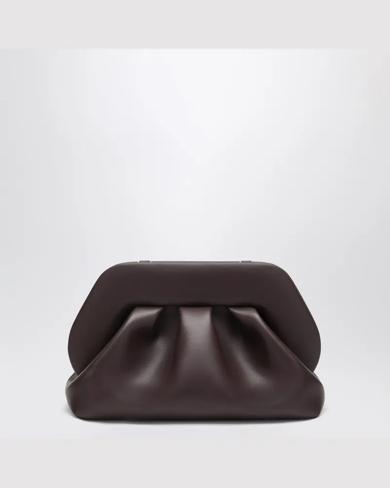 THEMOIRÈ Tia-Ebenholz-Clutch Braun