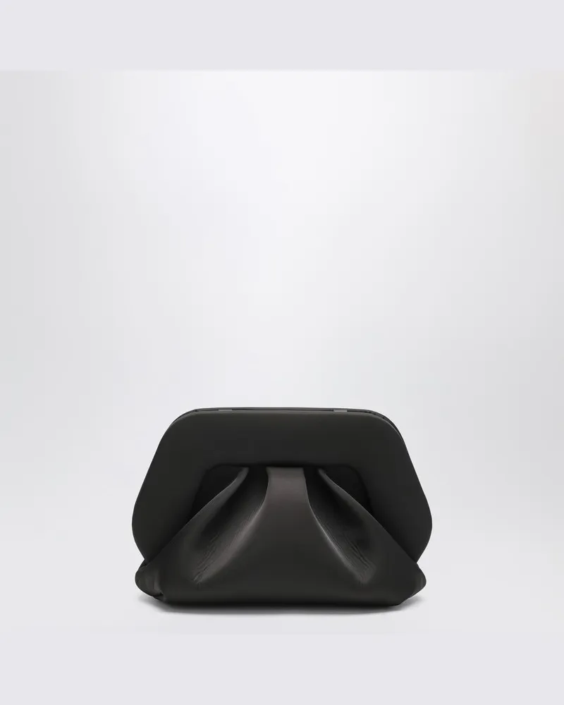 THEMOIRÈ Clutch Gea schwarz aus Satin Schwarz