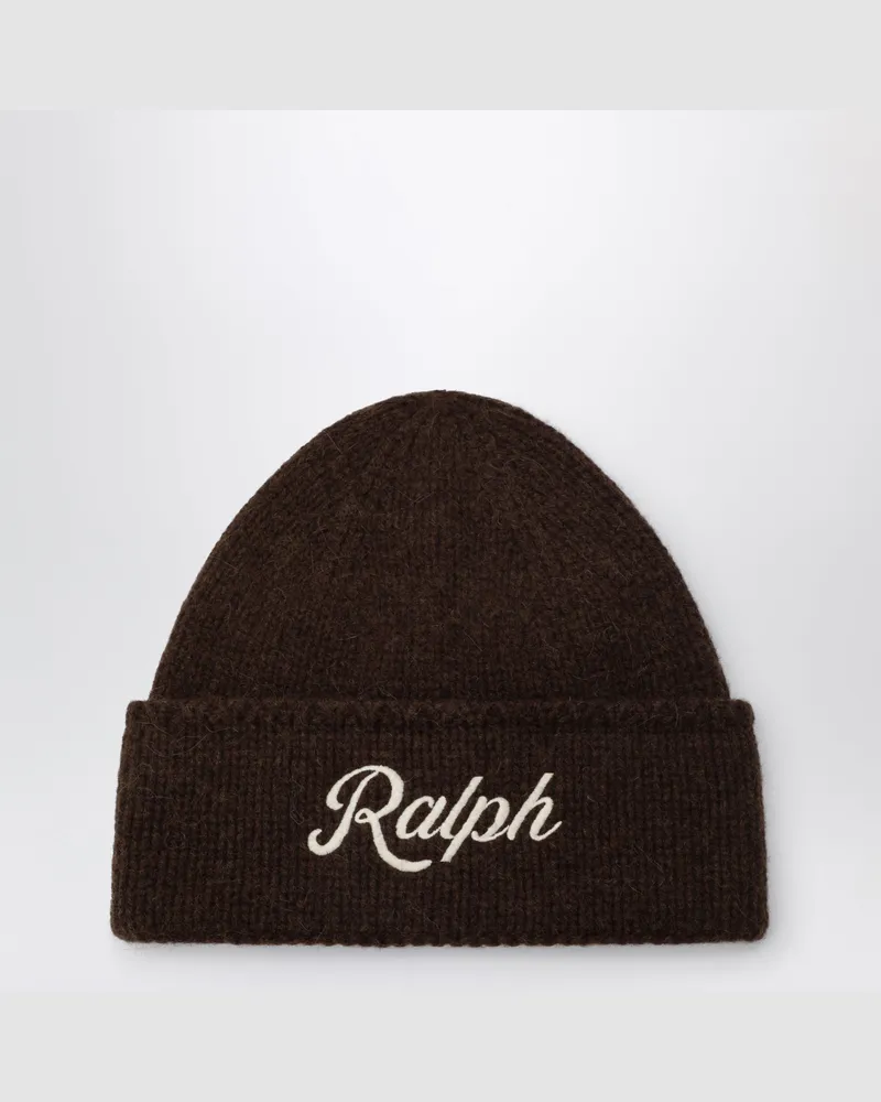 Ralph Lauren Brown beanie in wool blend Brown
