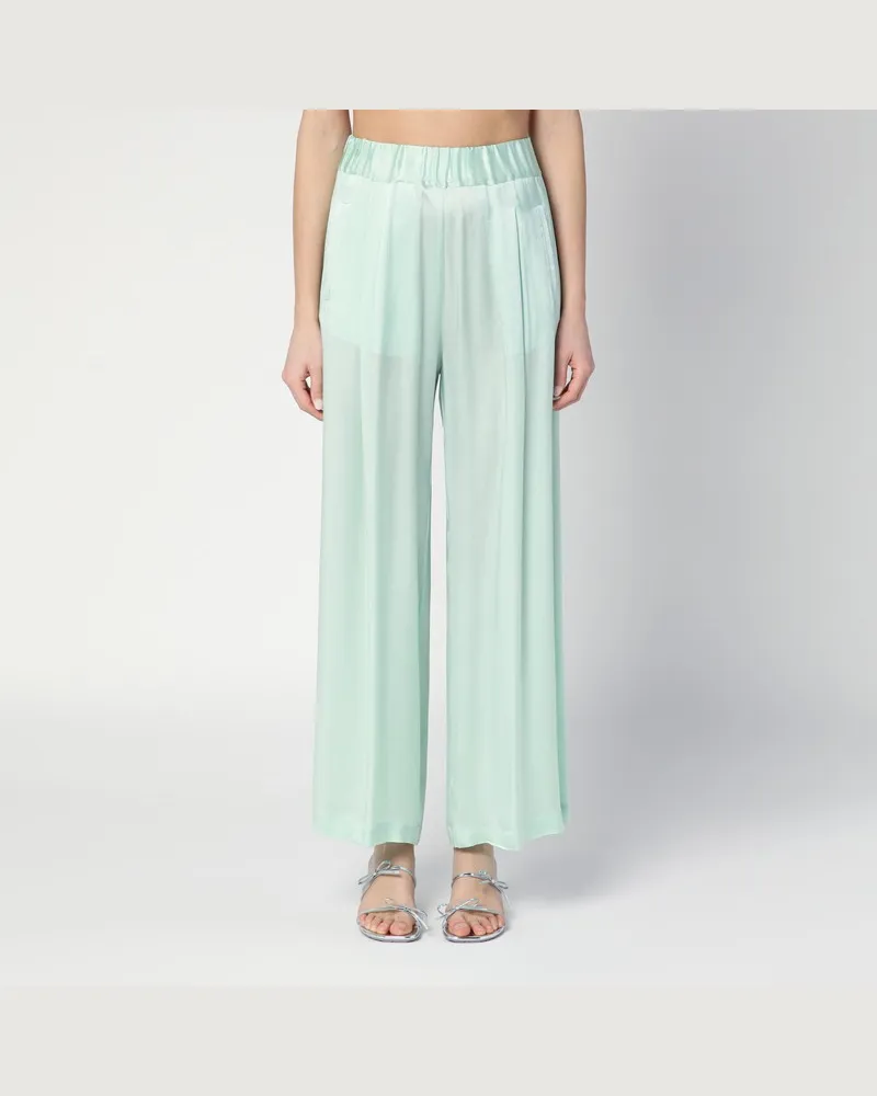 Semicouture Wassergrüne Hose Jhonny Grün