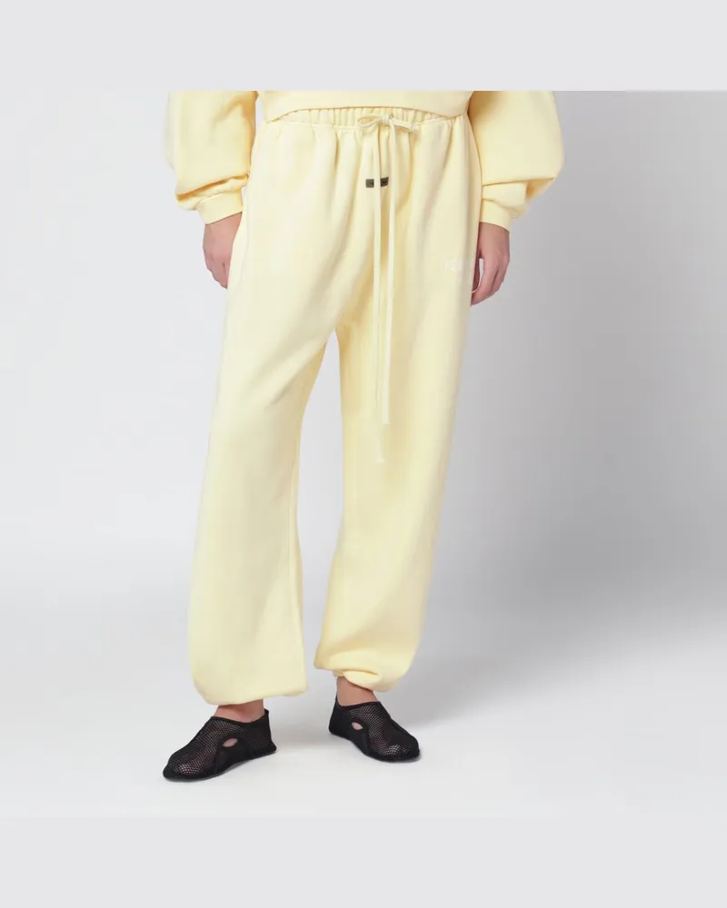 Fear of God Gelbe Jogginghose mit Logo Gelb