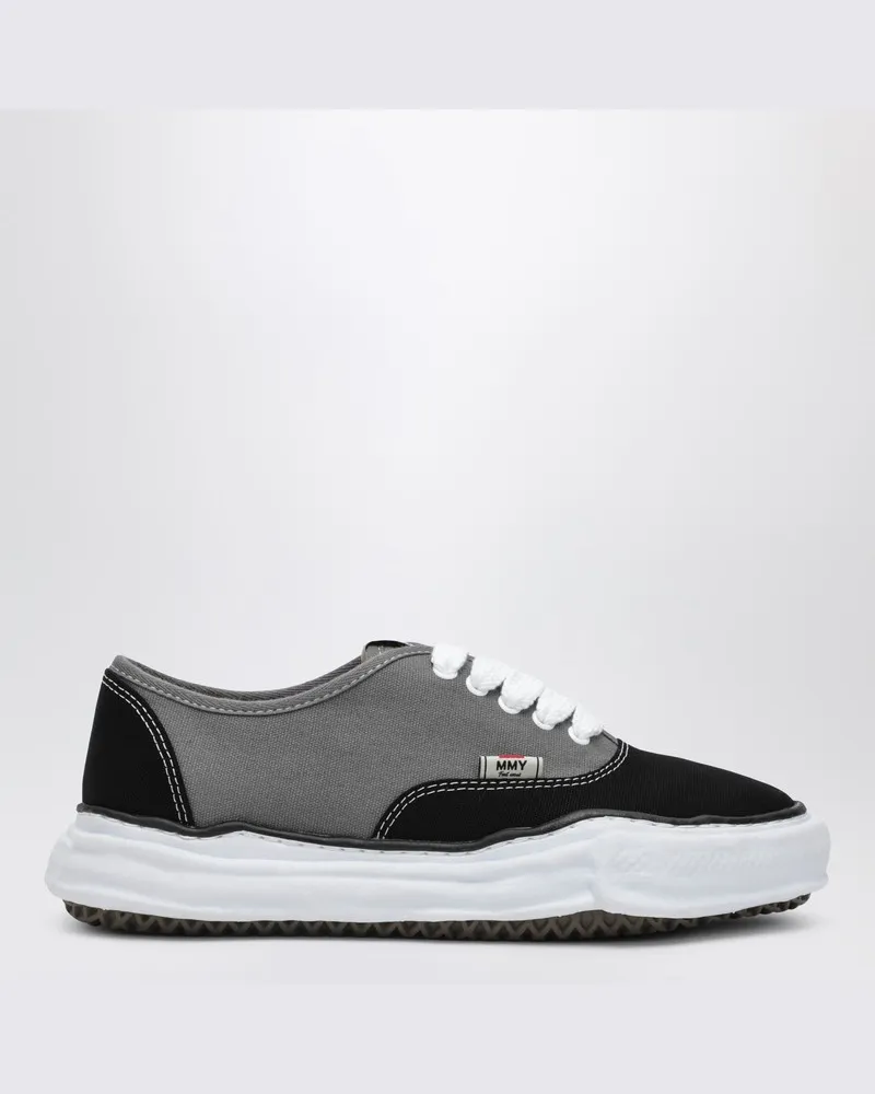 MIHARAYASUHIRO Baker OG Sneaker in Schwarz/Grau Canvas Schwarz