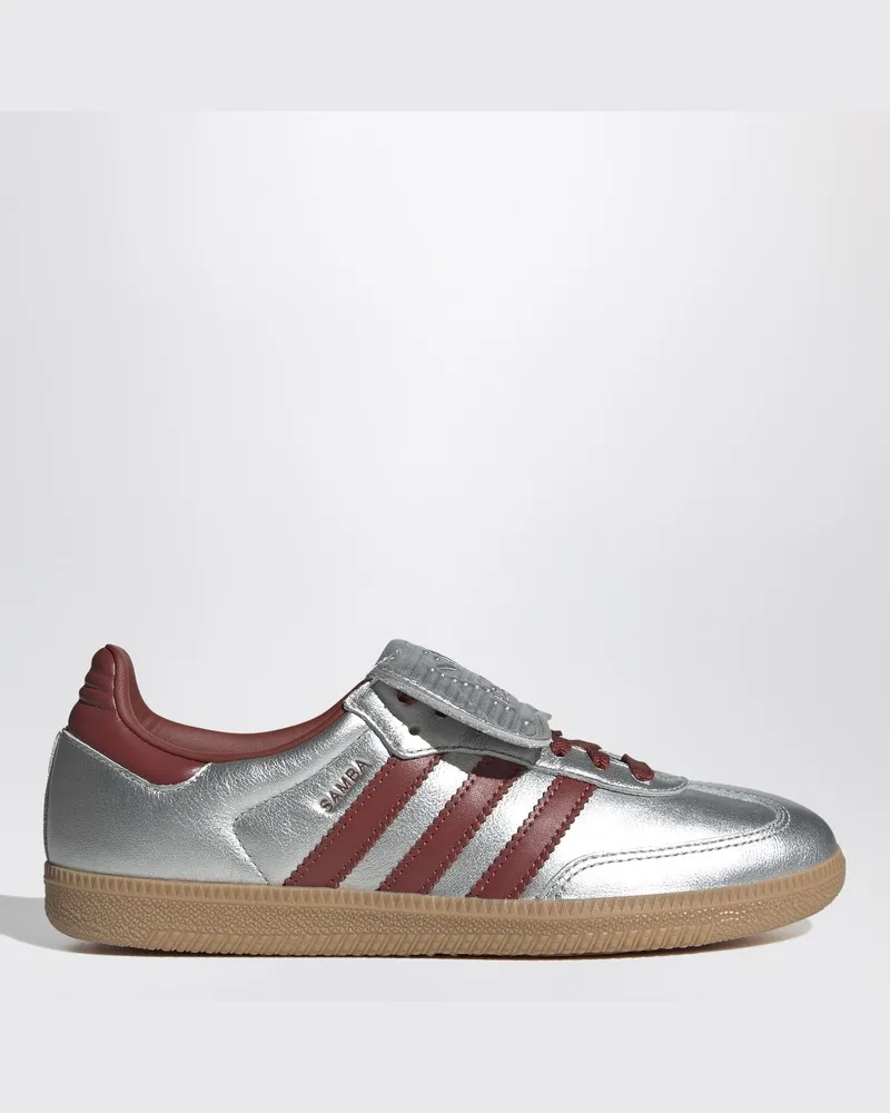 adidas Sneaker Samba LT Silver Metallic/Preloved Ruby/Gum Metallisch
