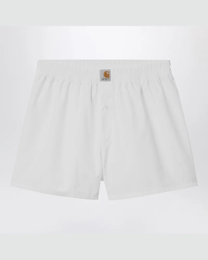 Carhartt WIP Weiße Boxershorts aus Baumwolle White