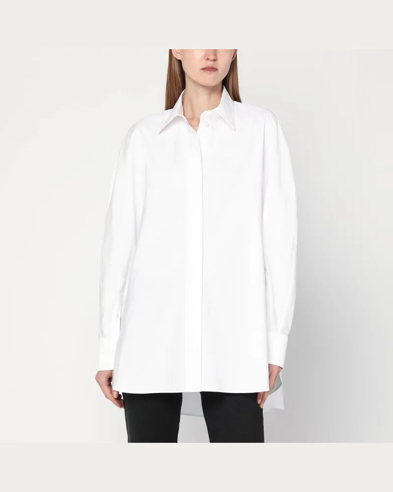 Givenchy Weißes Baumwollhemd Weiß