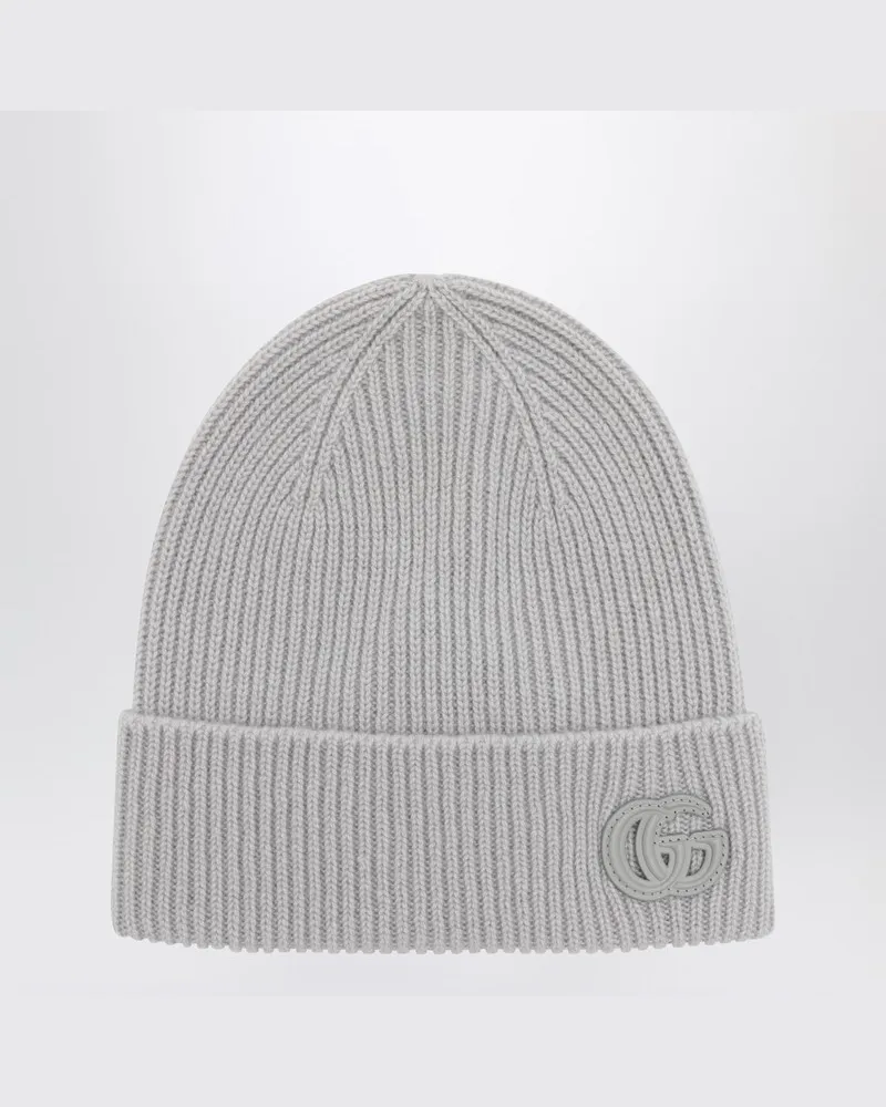 Gucci Graue Beanie aus Kaschmir Grau